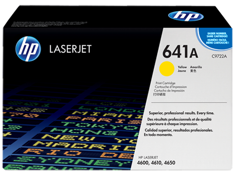 HP 641A (C9722A) SARI MUADİL TONER